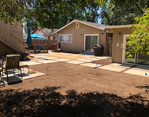 Ready for sod - rear perspective
